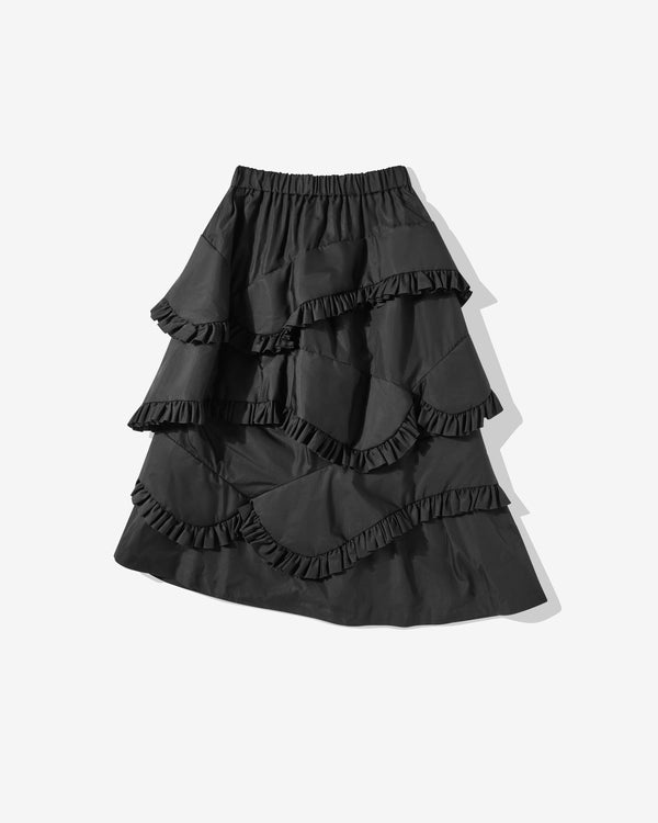 Noir Kei Ninomiya - Women's Tiered Frill Skirt - (Black)