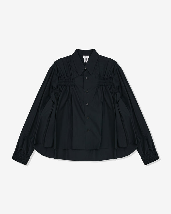 Noir Kei Ninomiya - Women's Cotton Shirt - (Black)