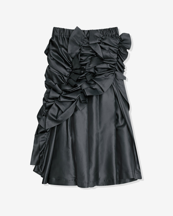 Noir Kei Ninomiya - Women's Gathered Frill Skirt - (Black)