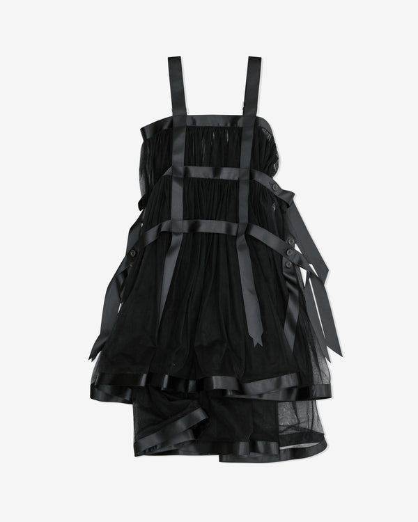 Noir Kei Ninomiya - Women's Tulle Pinafore Dress - (Black)