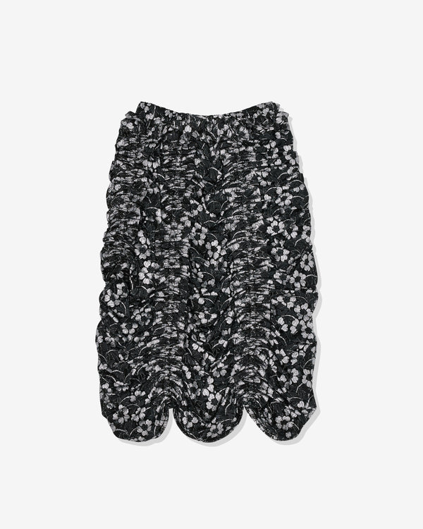 Noir Kei Ninomiya - Women's Floral Mesh Skirt - (Black)