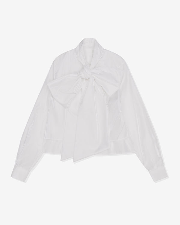 Noir Kei Ninomiya - Women's Bow Shirt - (White)