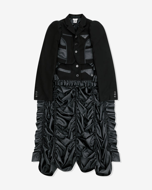 Noir Kei Ninomiya - Women's Floor Length Frill Jacket - (Black)