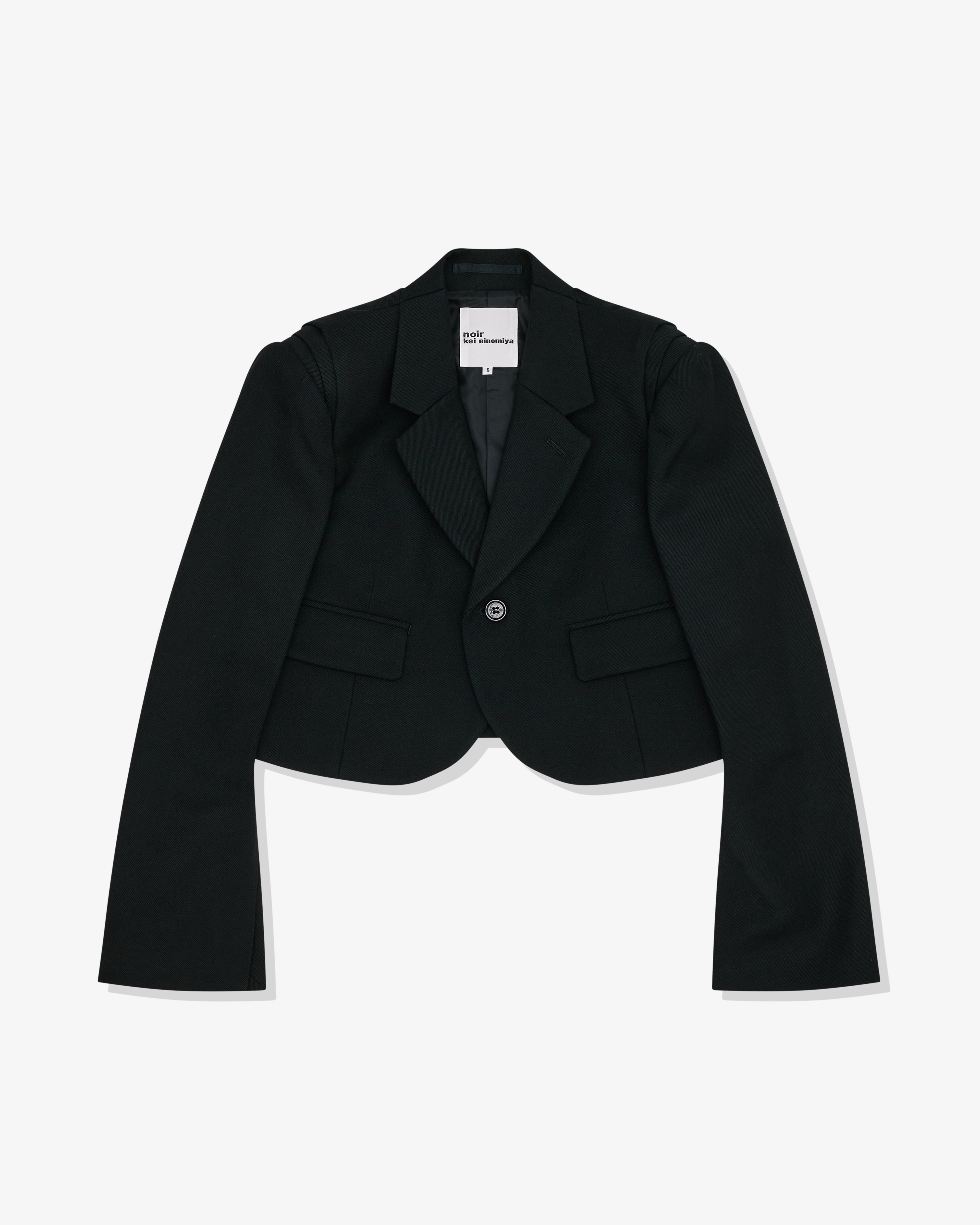 Noir Kei Ninomiya - Women's Wool Cropped Jacket - (Black)