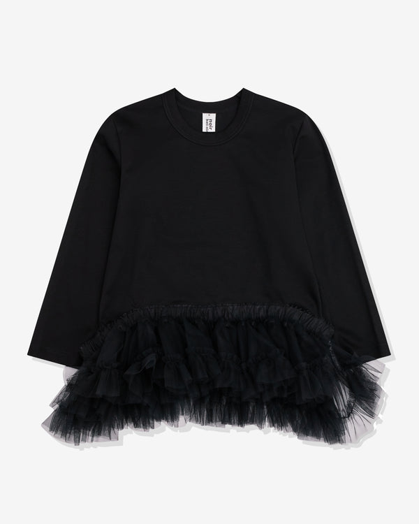 Noir Kei Ninomiya - Women's Nylon Tulle Skirt T-Shirt - (Black)