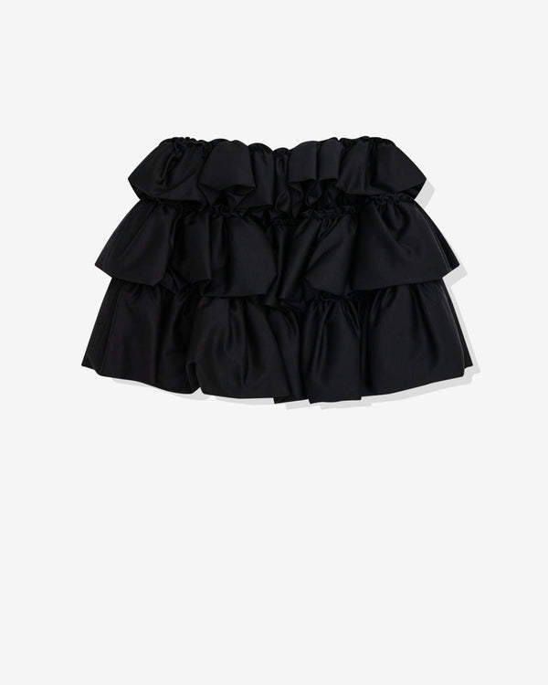 Noir Kei Ninomiya - Women's Layered Mini Skirt - (Black)