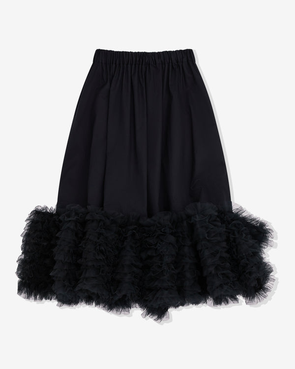 Noir Kei Ninomiya - Women's Detachable Frilled Skirt - (Black)