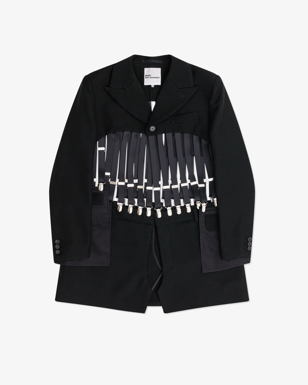 Noir Kei Ninomiya - Women's Clasp Fastened Jacket - (Black)