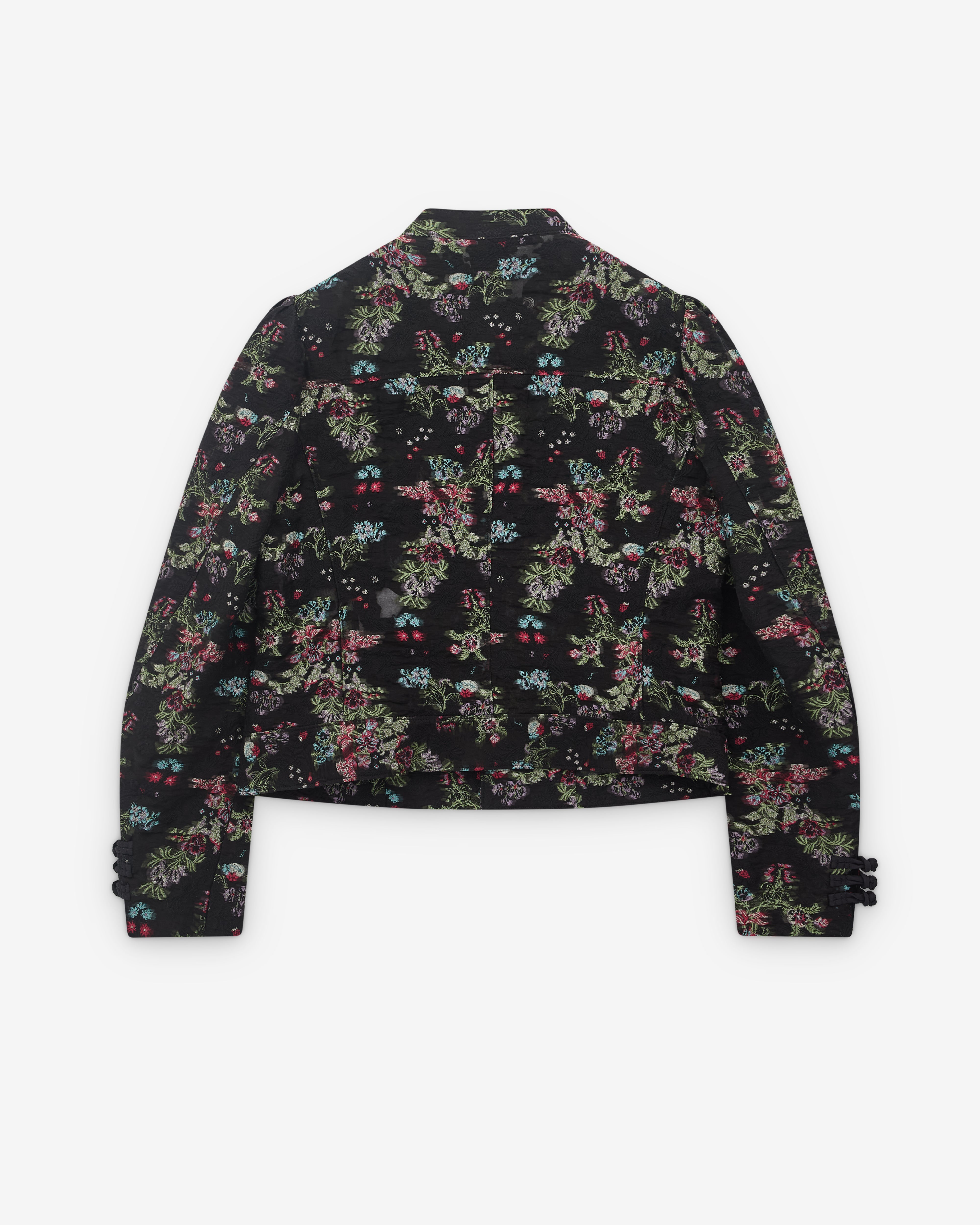 Noir Kei Ninomiya: Women's Floral Wrap Jacket (Multi) | Dover