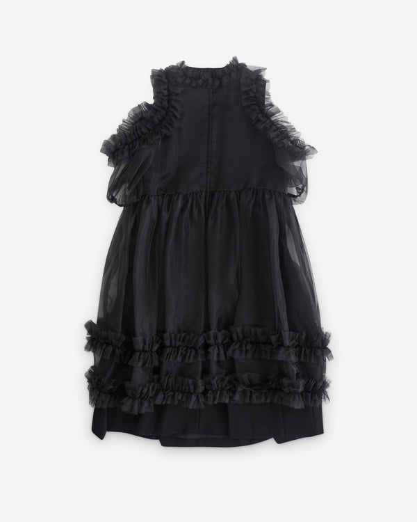 Noir Kei Ninomiya - Women’s Tulle Overlay Dress - (Black)