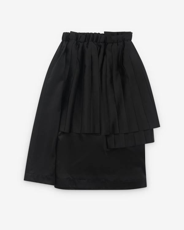 Noir Kei Ninomiya - Women’s Pleated Panel Skirt - (Black)