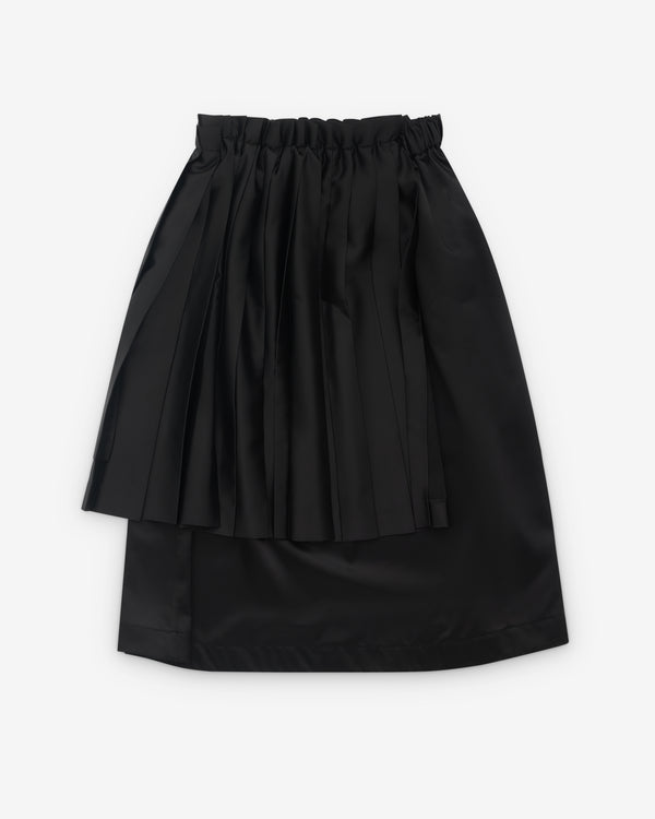Noir Kei Ninomiya - Women’s Pleated Panel Skirt - (Black)