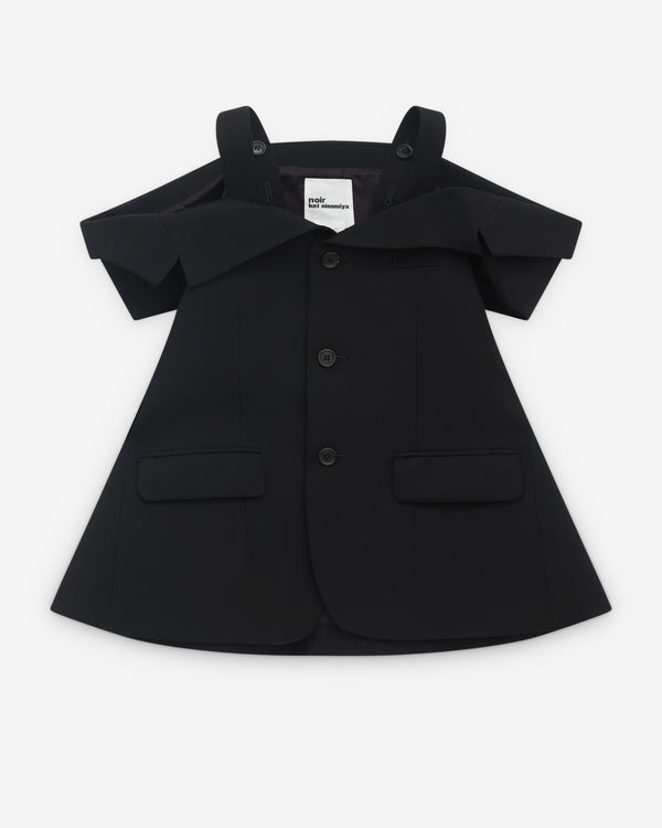 Noir Kei Ninomiya - Women’s Off-Shoulder Blazer - (Black)