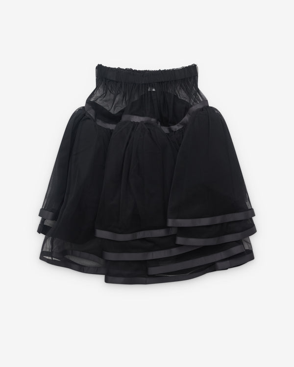 Noir Kei Ninomiya - Women’s Voluminous Tulle Skirt - (Black)