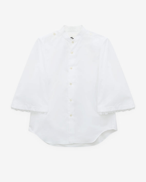 Noir Kei Ninomiya - Women’s Collarless Blouse - (White)
