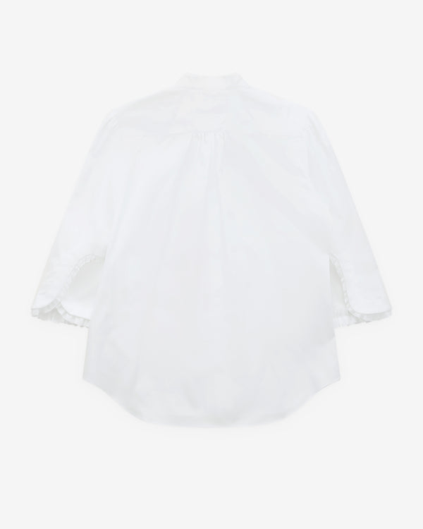 Noir Kei Ninomiya - Women’s Collarless Blouse - (White)