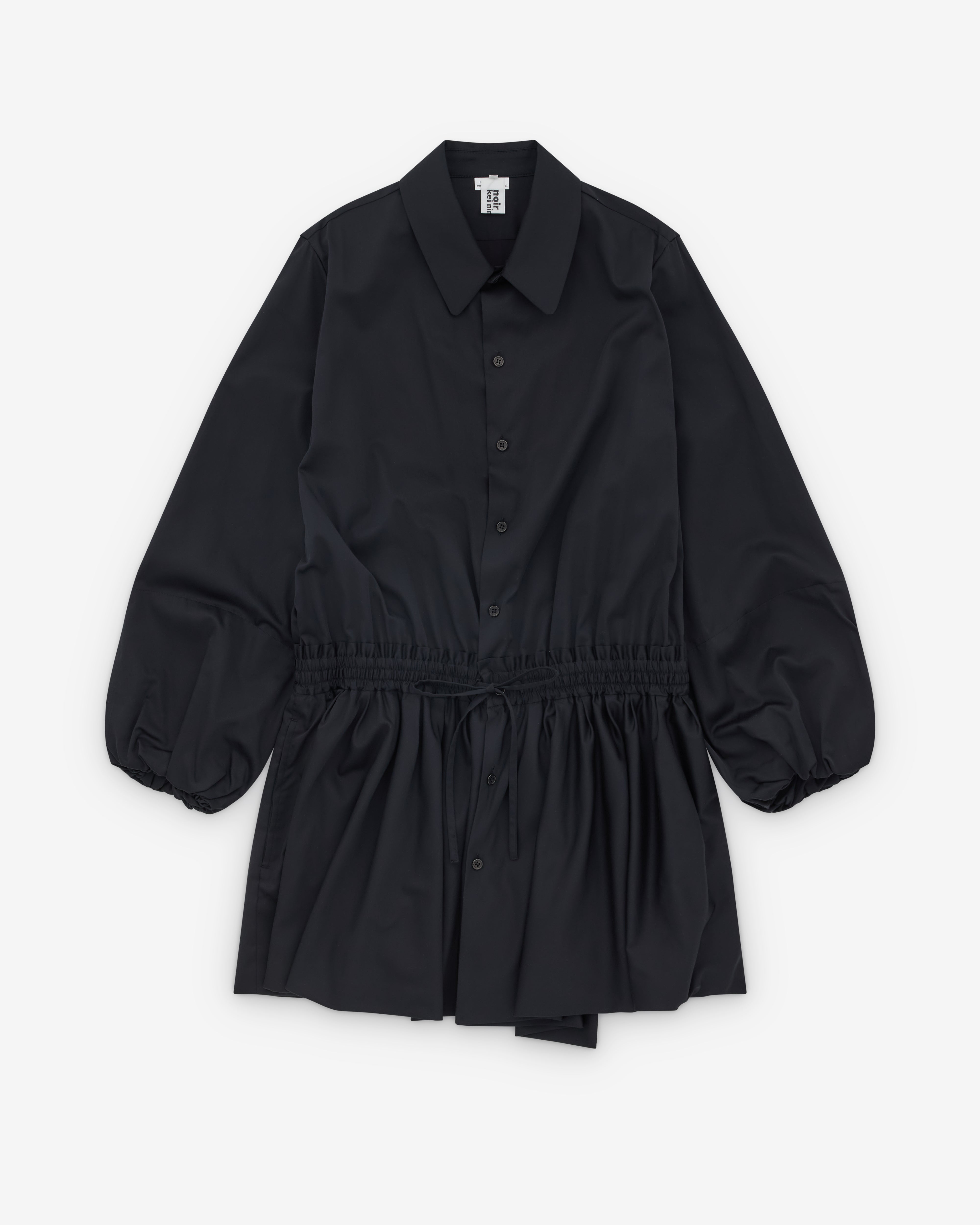 ワンピース noir kei ninomiya Frilly Shirt Dress noir kei ninomiya Frilly Shirt Dress Noir Kei Ninomiya Shirt Dress