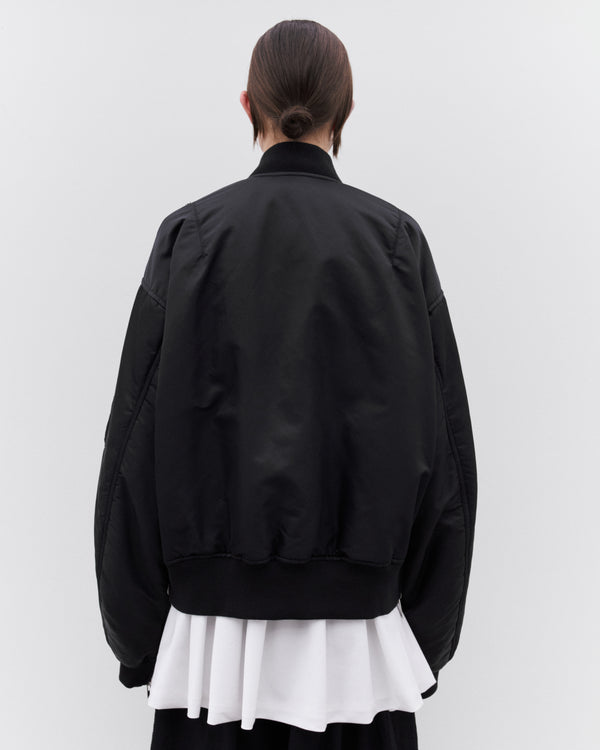 Noir Kei Ninomiya - Women’s Zip Detail Bomber Jacket - (Black)