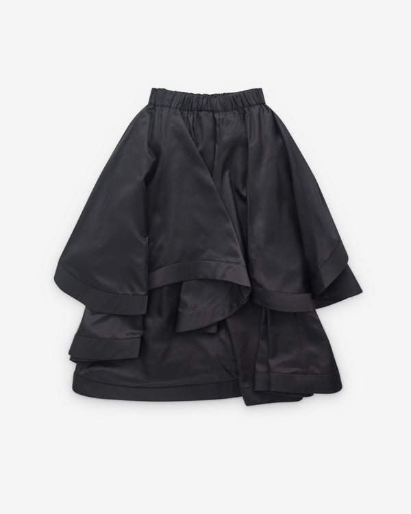 Noir Kei Ninomiya - Women’s Double Layer  Skirt - (Black)