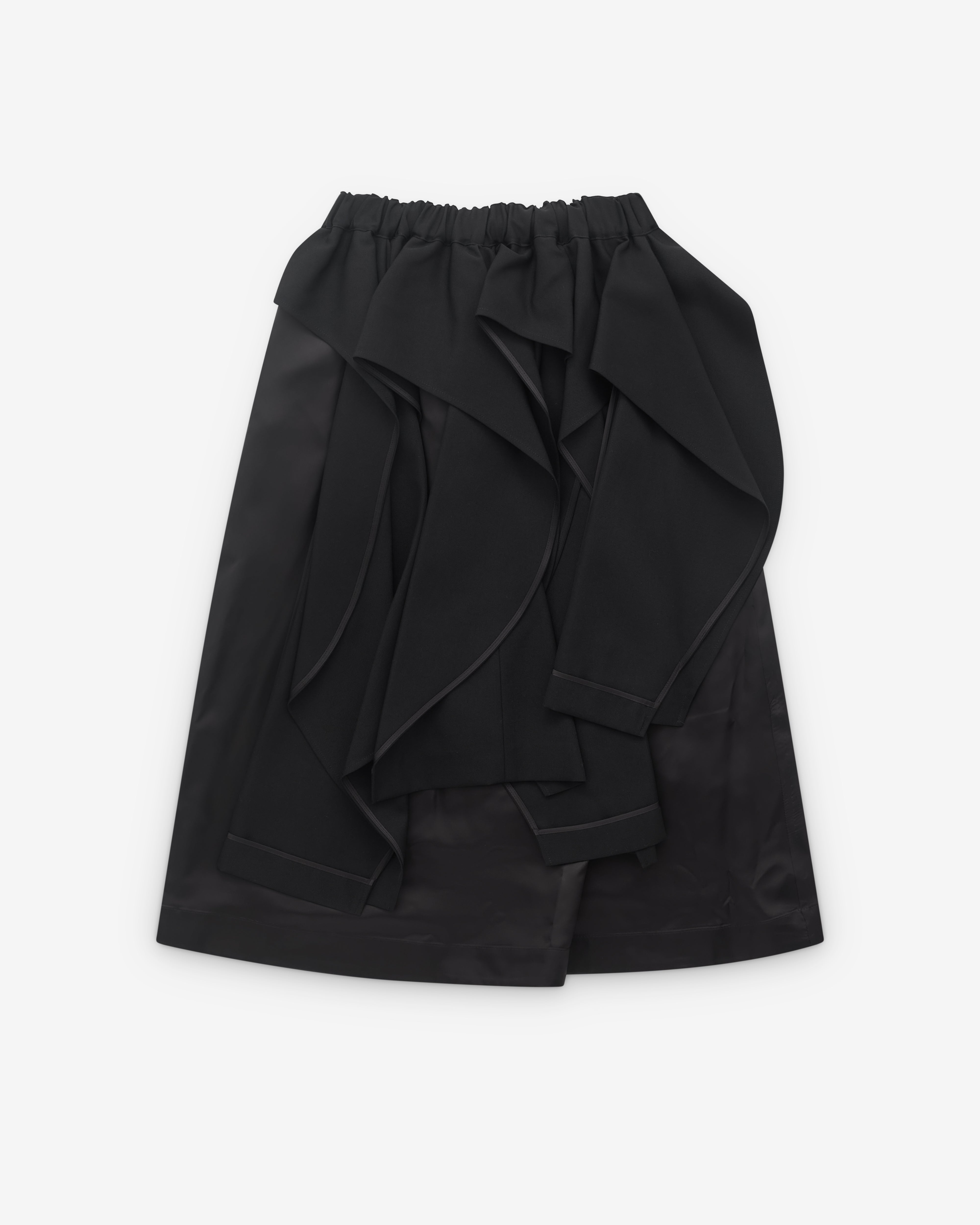 Noir Kei Ninomiya: Women's Cut Out Skirt (Black) | DSML E-SHOP