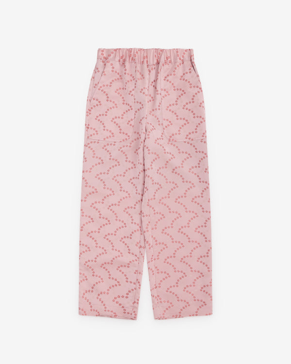 Noir Kei Ninomiya - Women’s Floral Trousers - (Pink)