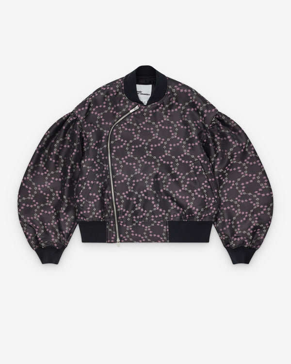Noir Kei Ninomiya - Women’s Floral Bomber Jacket - (Black)