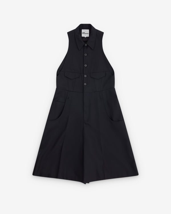 Noir Kei Ninomiya - Women’s Collared Jumpsuit - (Black)