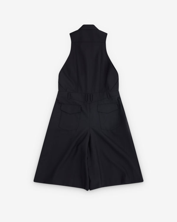 Noir Kei Ninomiya - Women’s Collared Jumpsuit - (Black)