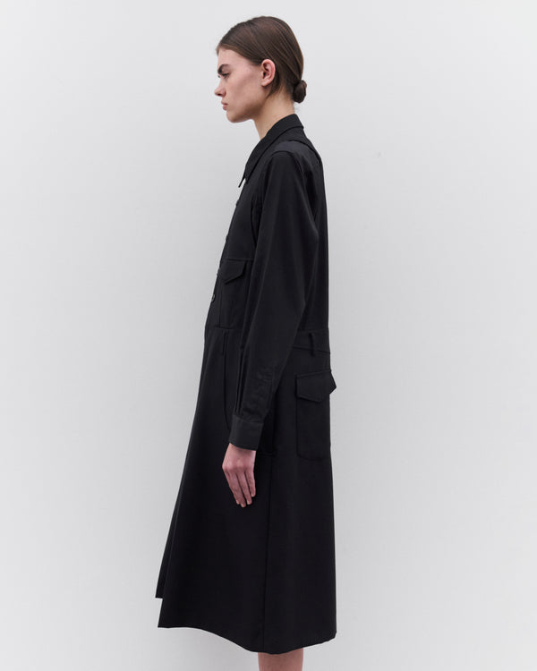 Noir Kei Ninomiya - Women’s Collared Jumpsuit - (Black)