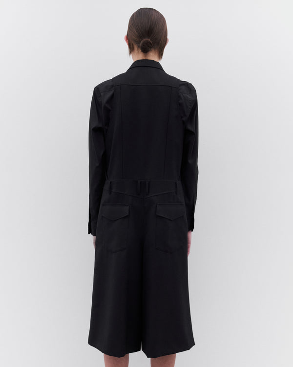 Noir Kei Ninomiya - Women’s Collared Jumpsuit - (Black)