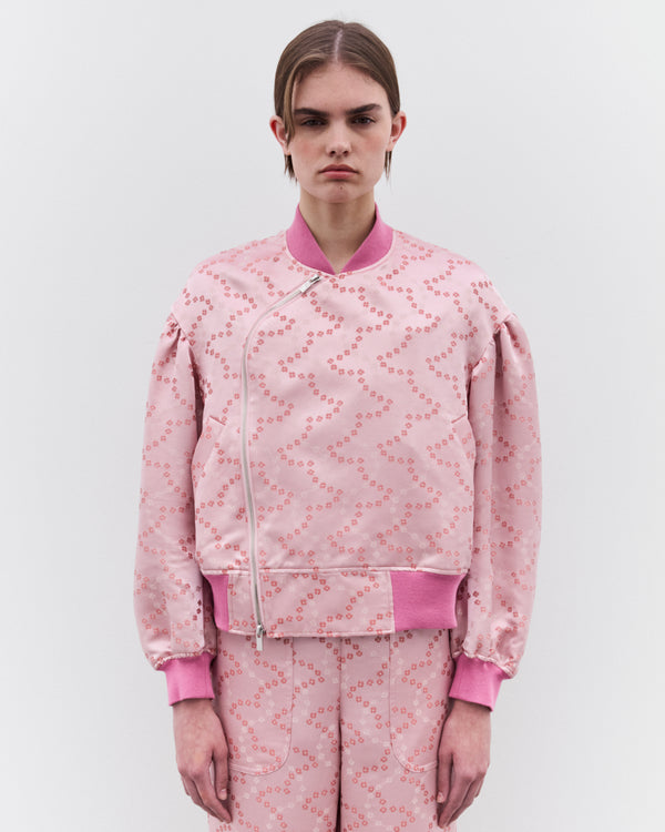 Noir Kei Ninomiya - Women’s Floral Bomber Jacket - (Pink)
