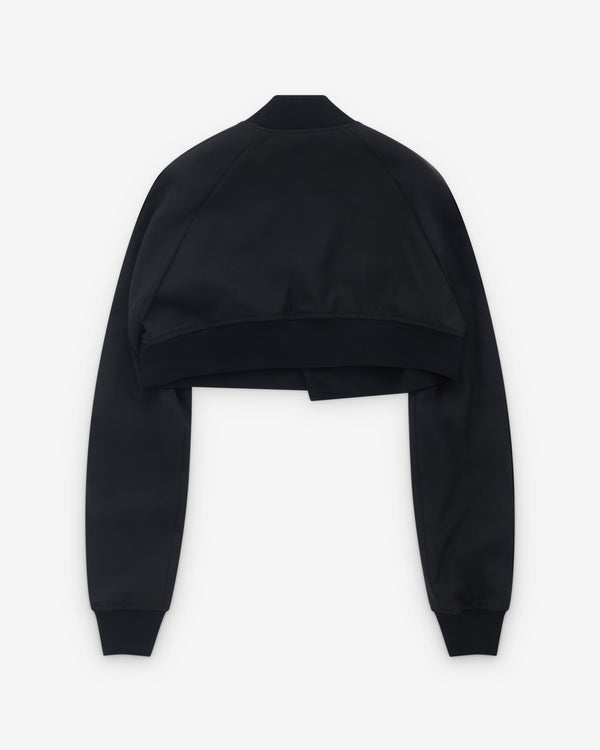 Noir Kei Ninomiya - Women’s Cropped Bomber Jacket - (Black)