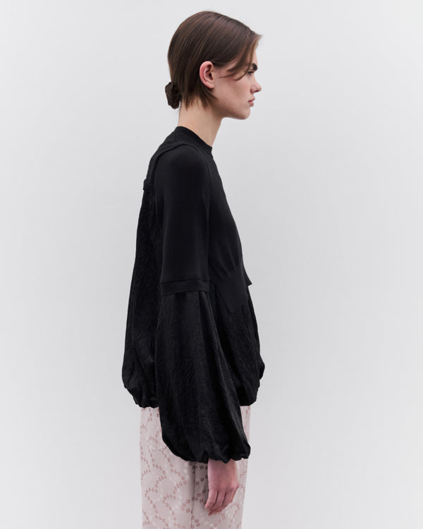 Noir Kei Ninomiya - Women’s Puff Hem Sweater - (Black)