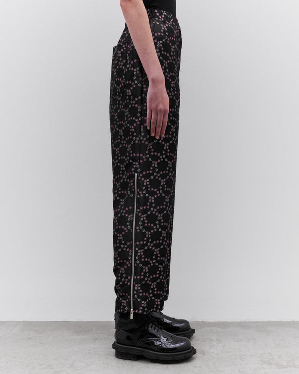 Noir Kei Ninomiya - Women’s Floral Trousers - (Black)