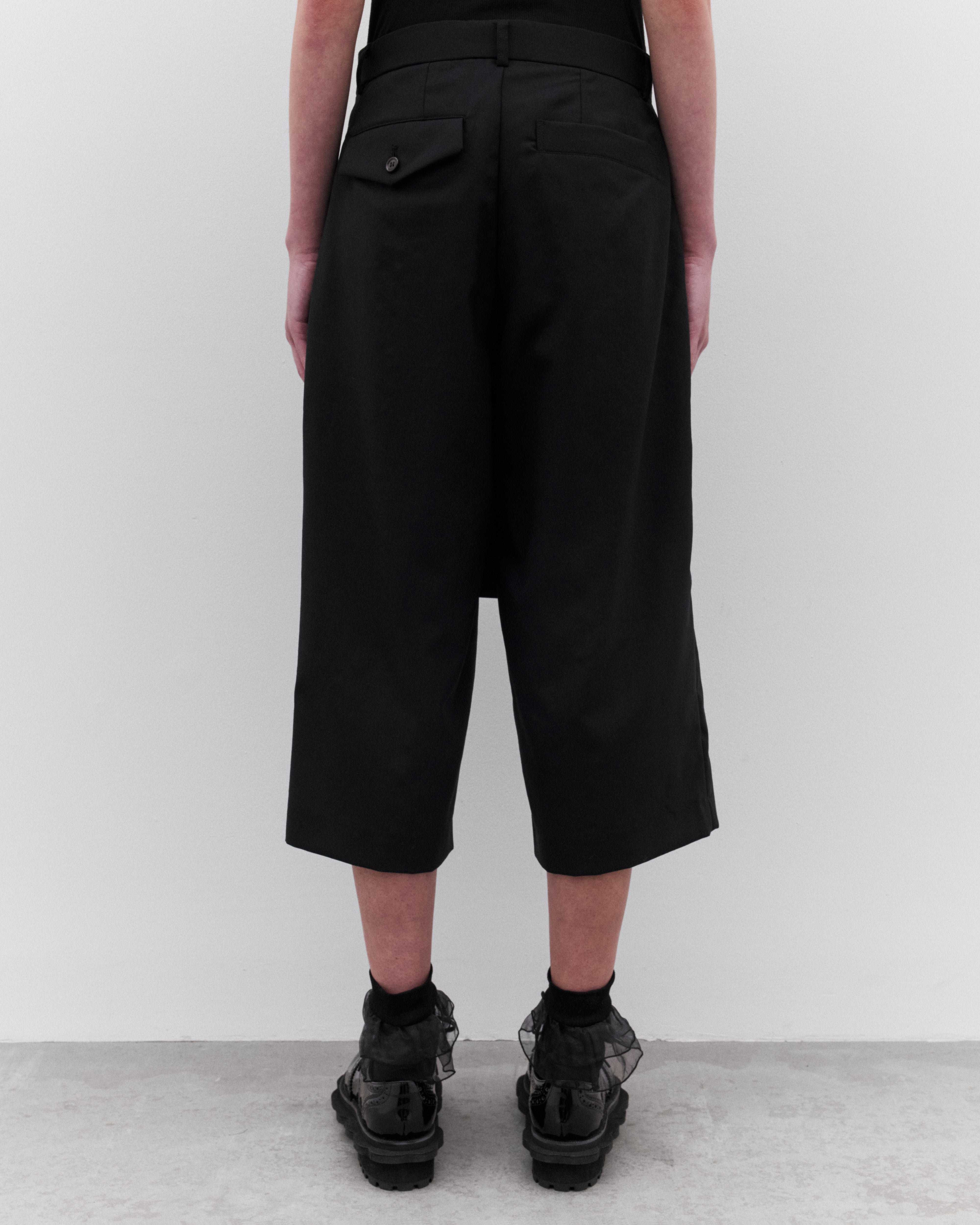 Noir Kei Ninomiya: Women's Skirt Overlay Trousers (Black) | Dover