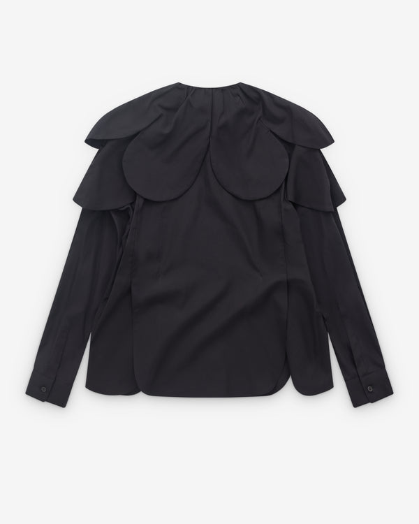 Noir Kei Ninomiya - Women's Petal Collar Shirt - (Black)