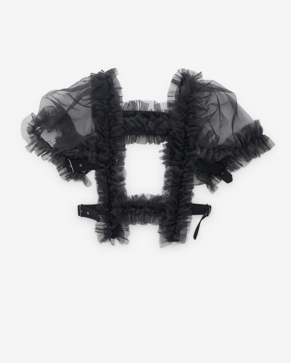 Noir Kei Ninomiya - Women’s Tulle Buckle Harness - (Black)