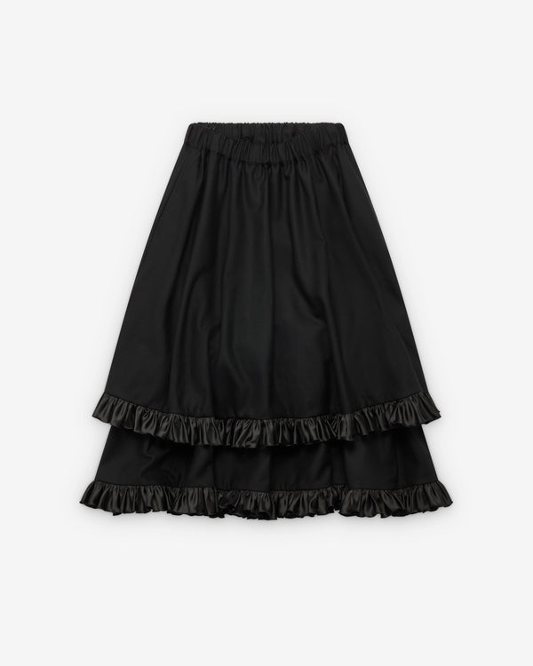 Noir Kei Ninomiya - Women's Kichu Layered Skirt - (Black)