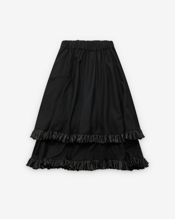 Noir Kei Ninomiya - Women's Kichu Layered Skirt - (Black)