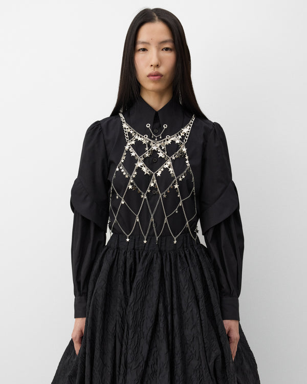 Noir Kei Ninomiya - Women's Metal Stars Harness - (Silver)