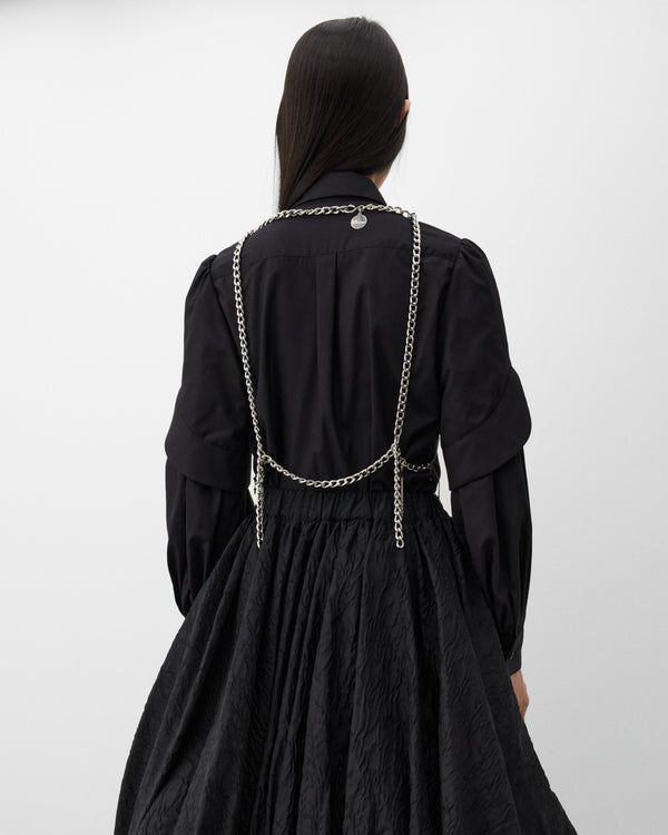 Noir Kei Ninomiya - Women's Metal Stars Harness - (Silver)