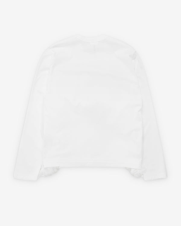 Noir Kei Ninomiya - Women's Tulle Long Sleeve T-Shirt - (White)