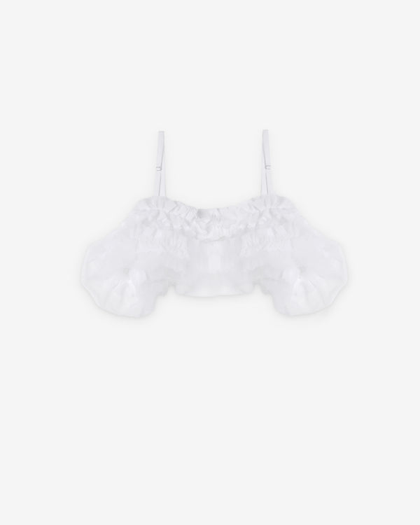 Noir Kei Ninomiya - Women's Tulle Top - (White)
