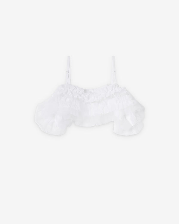 Noir Kei Ninomiya - Women's Tulle Top - (White)
