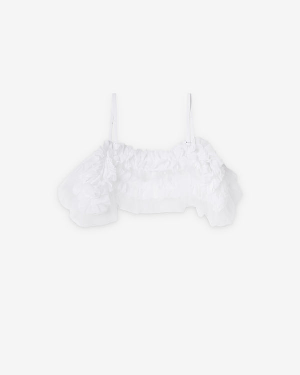 Noir Kei Ninomiya - Women's Tulle Top - (White)
