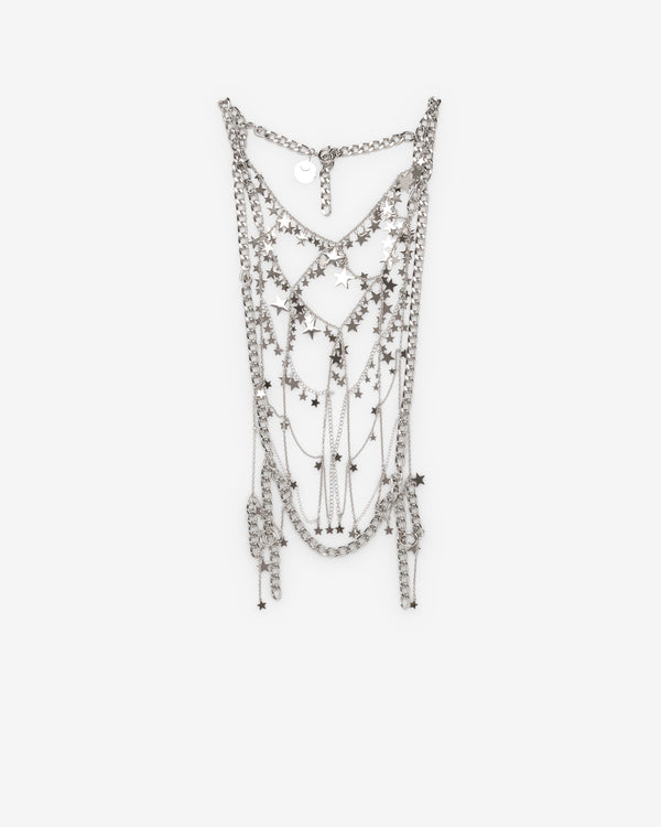 Noir Kei Ninomiya - Women's Metal Stars Harness - (Silver)