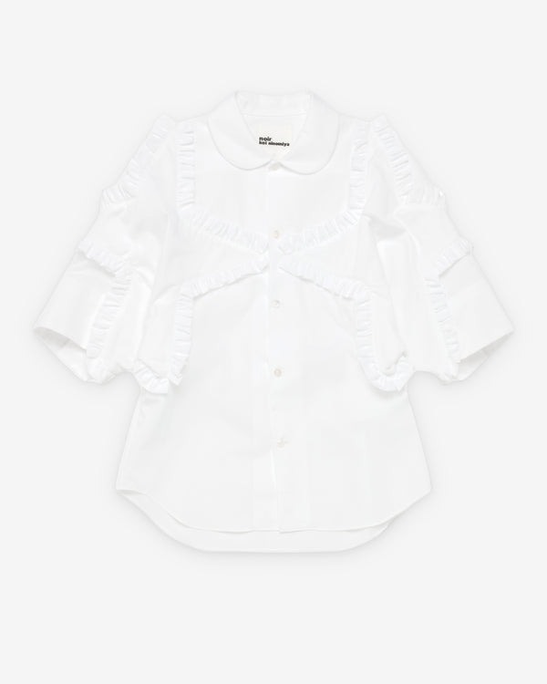 Noir Kei Ninomiya - Women's Ruffle Blouse - (White)