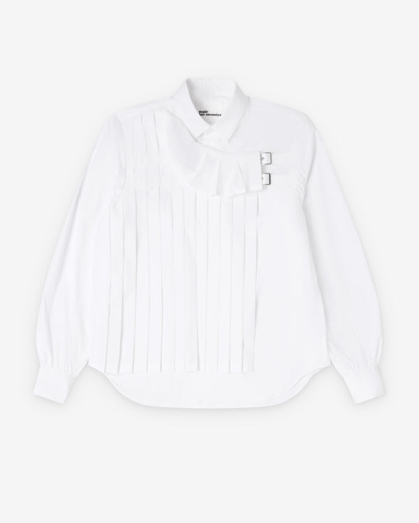Noir Kei Ninomiya - Women's Buckle Shirt - (White)