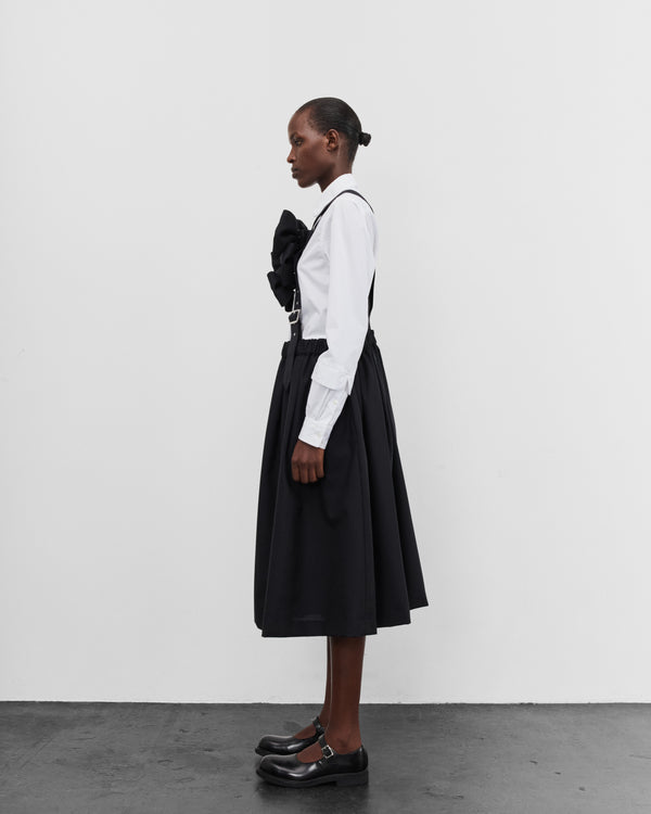 Noir Kei Ninomiya - Women's Bow Pinafore - (Black)