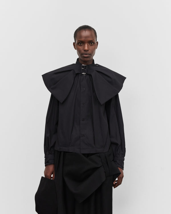 Noir Kei Ninomiya - Women's Large Bow Blouse - (White)
